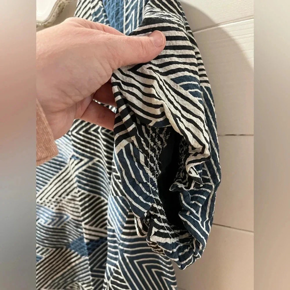 Part Two in Navy white blouse size 36 - Picture 5 of 10